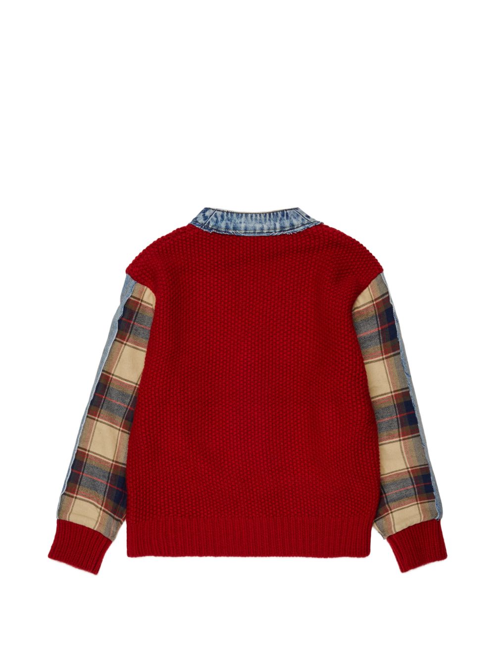 Cardigan in Lana Rubin Red DQ3407D0AJC DQ452 DSQUARED KIDS