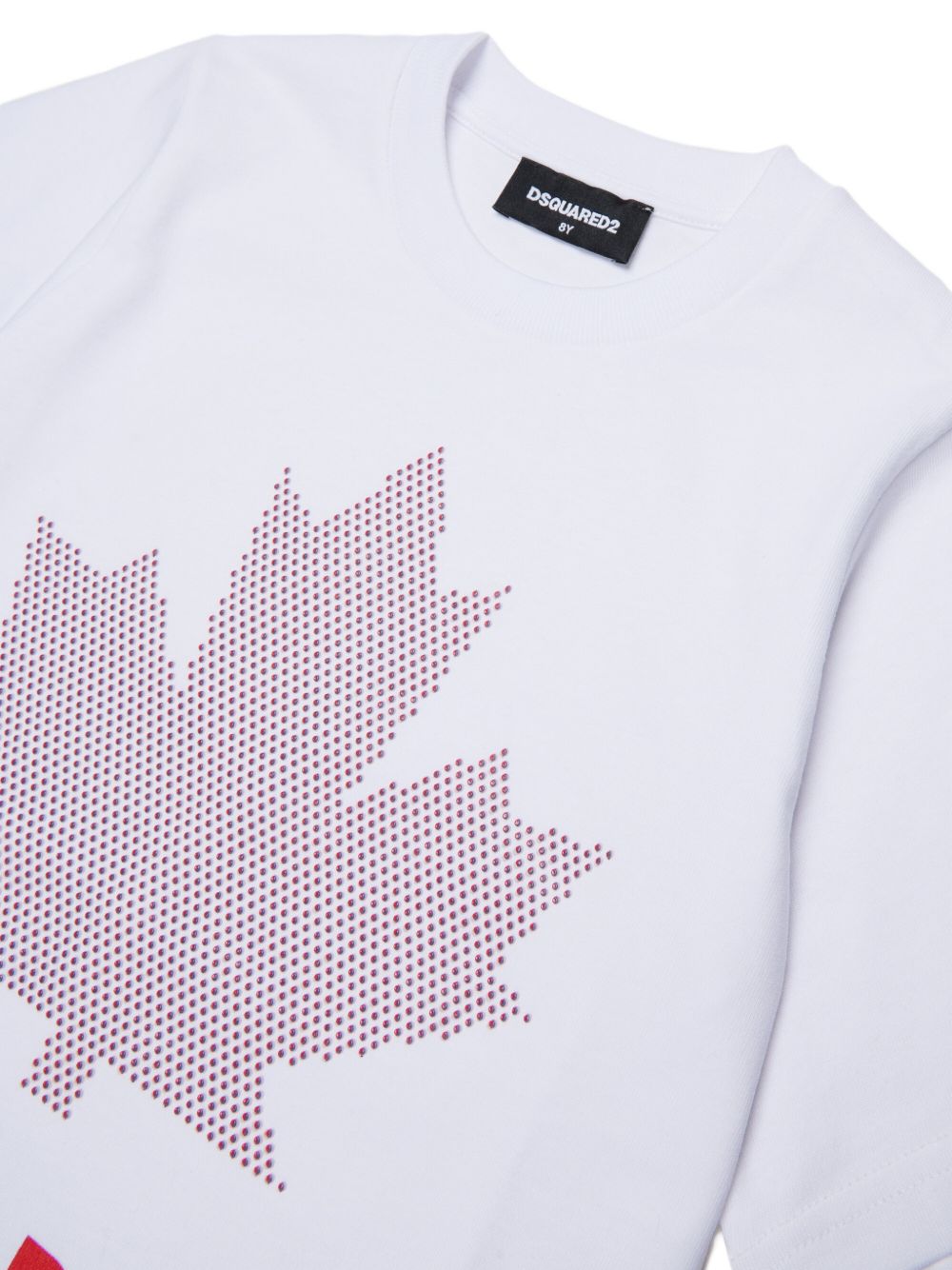 T-shirt Bianco DQ3434D0AJ5 DQ100 DSQUARED KIDS