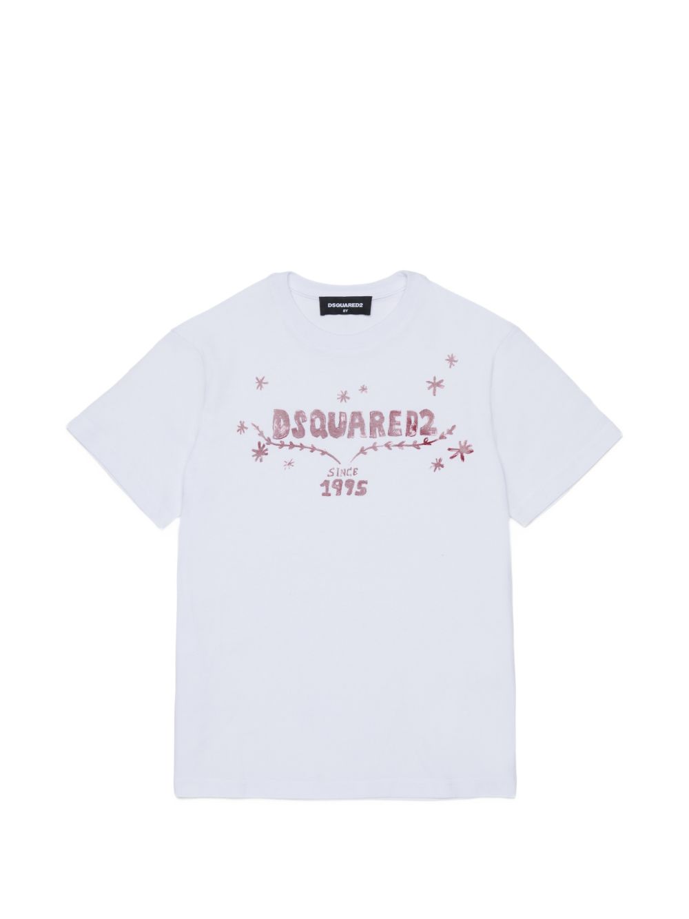 T-shirt Bianco DQ3445D0AJ1 DQ100 DSQUARED KIDS