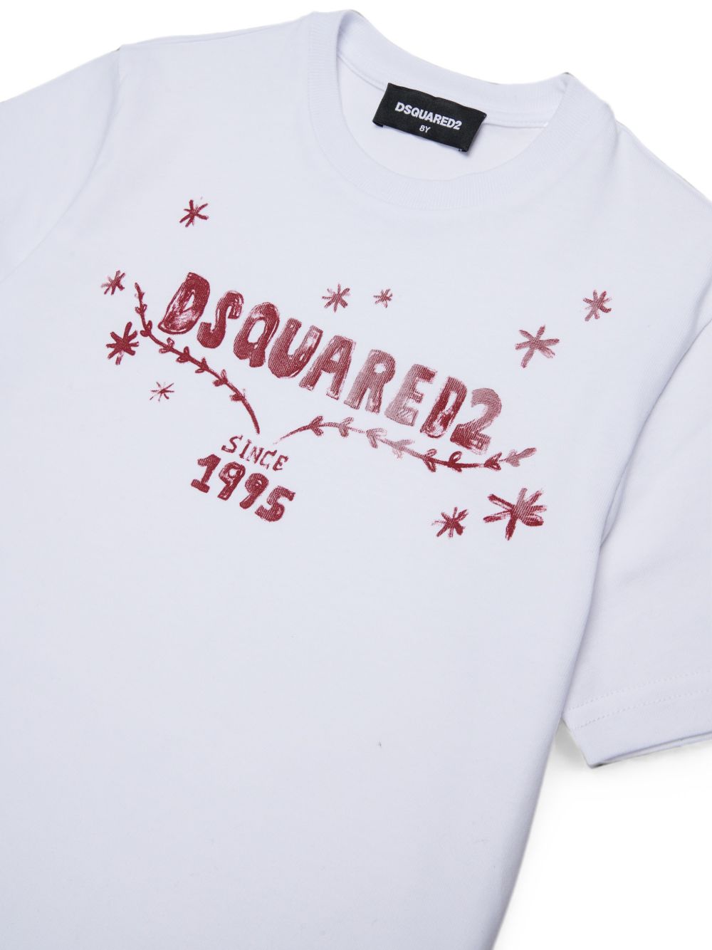 T-shirt Bianco DQ3445D0AJ1 DQ100 DSQUARED KIDS