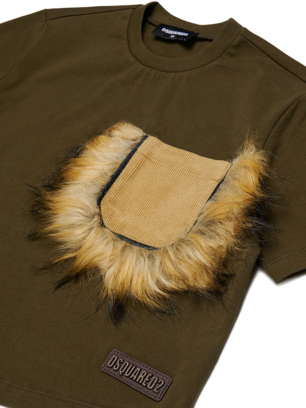 T-shirt Tarmac Green DQ3467D0AJ7 DQ558 DSQUARED KIDS
