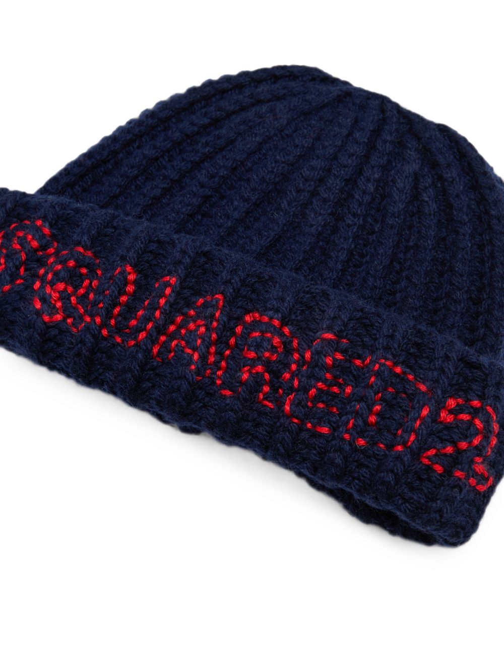 Cappello in Lana Peacoat Blue DQ3526D0AJQ DQ864 DSQUARED KIDS