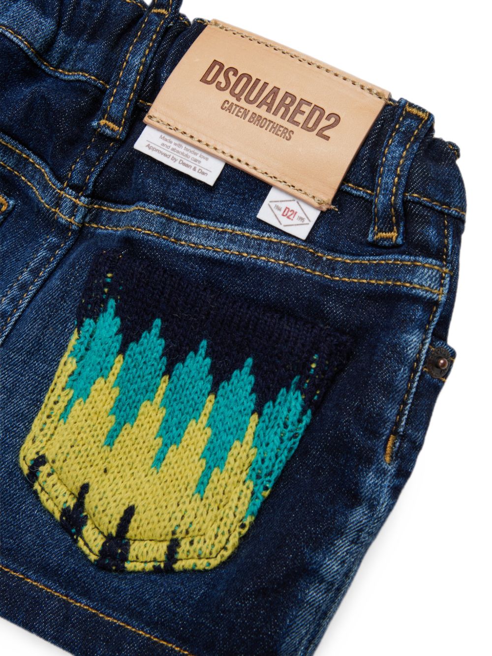 Gonna Blue Denim DQ3552D0AHY DQ01 DSQUARED KIDS