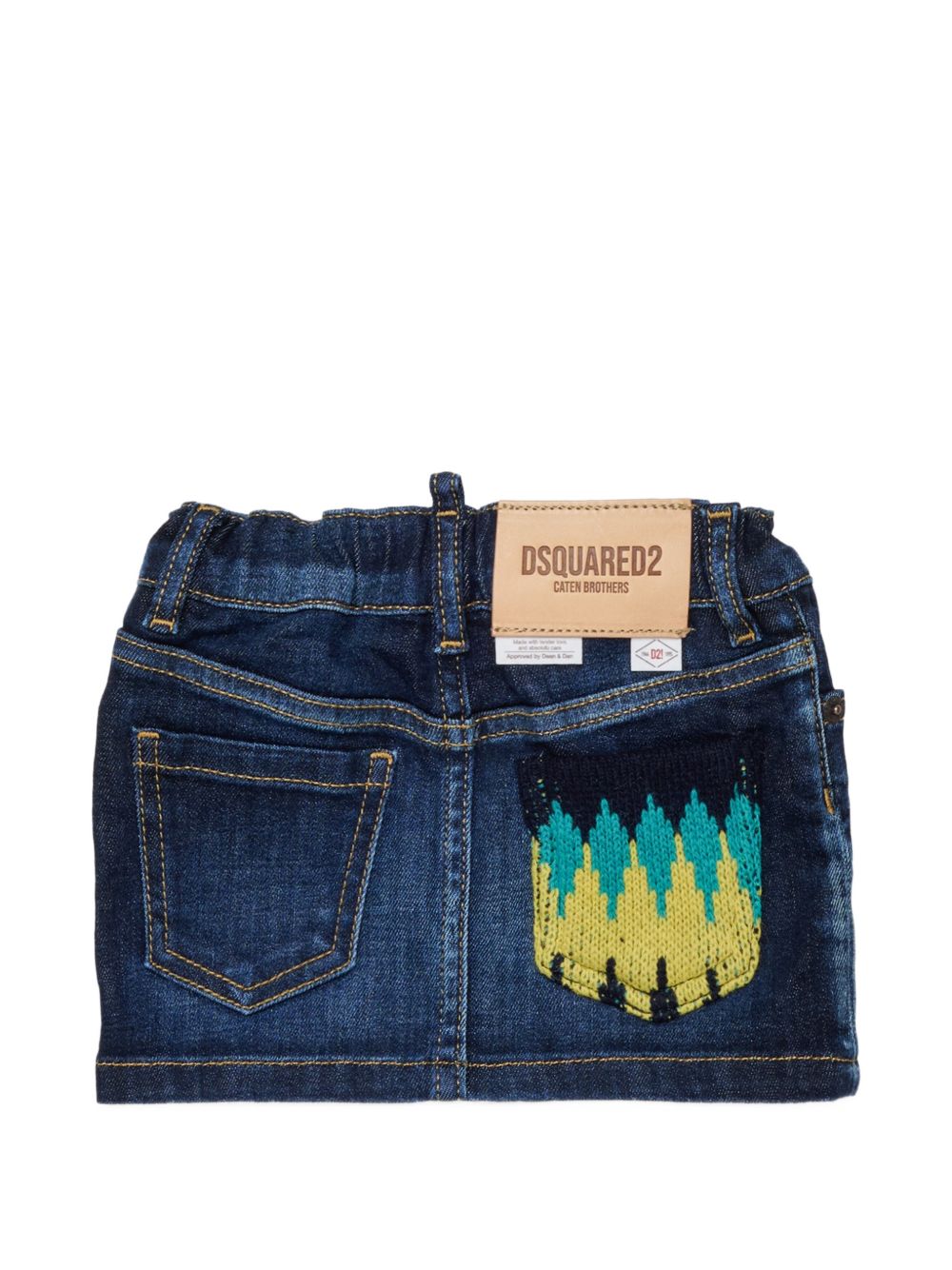 Gonna Blue Denim DQ3552D0AHY DQ01 DSQUARED KIDS