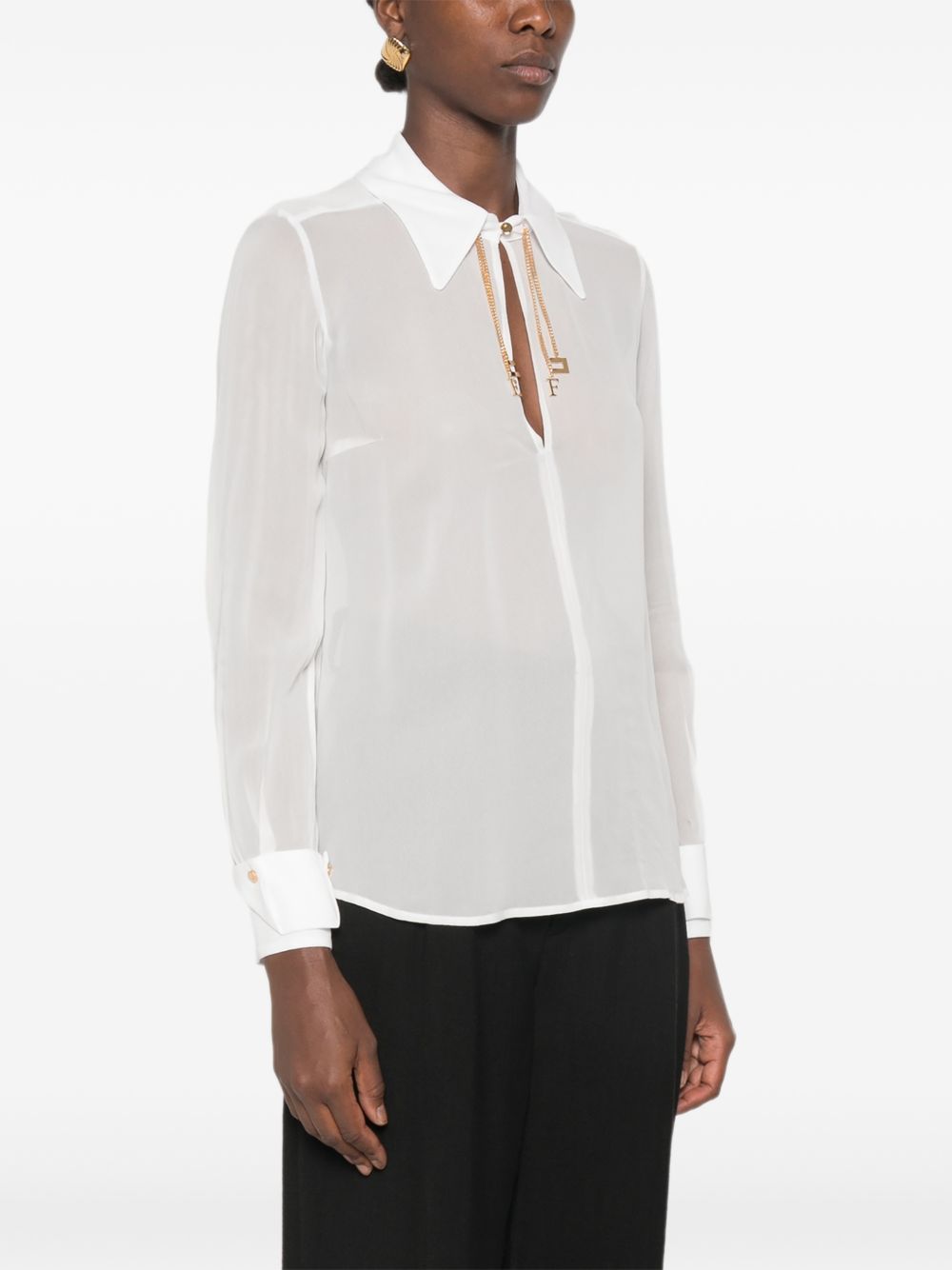 Camicia Avorio CA19466E2 360 ELISABETTA FRANCHI