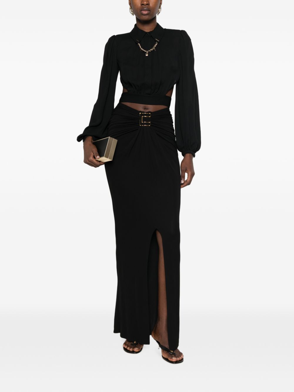 Gonna Nero GO25167E2 110 ELISABETTA FRANCHI