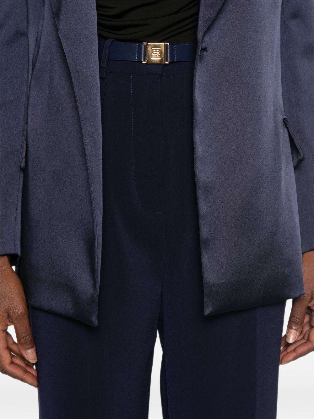 Pantalone con cintura Blu Notte PA20766E2 H88 ELISABETTA FRANCHI