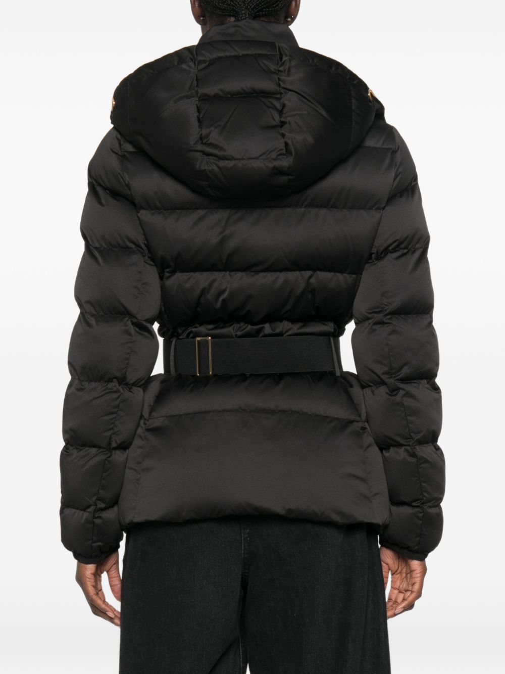Giacca imbottita con cintura Nero PI92D66E2 110 ELISABETTA FRANCHI