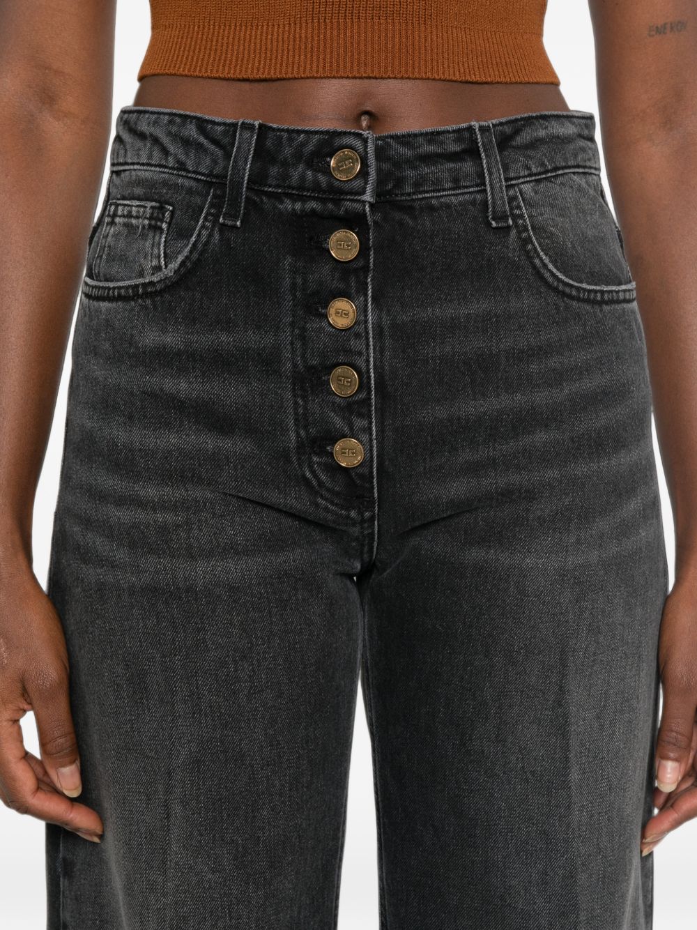 Pantalone mod. jeans Vintage Black PJ10D66E2 C21 ELISABETTA FRANCHI