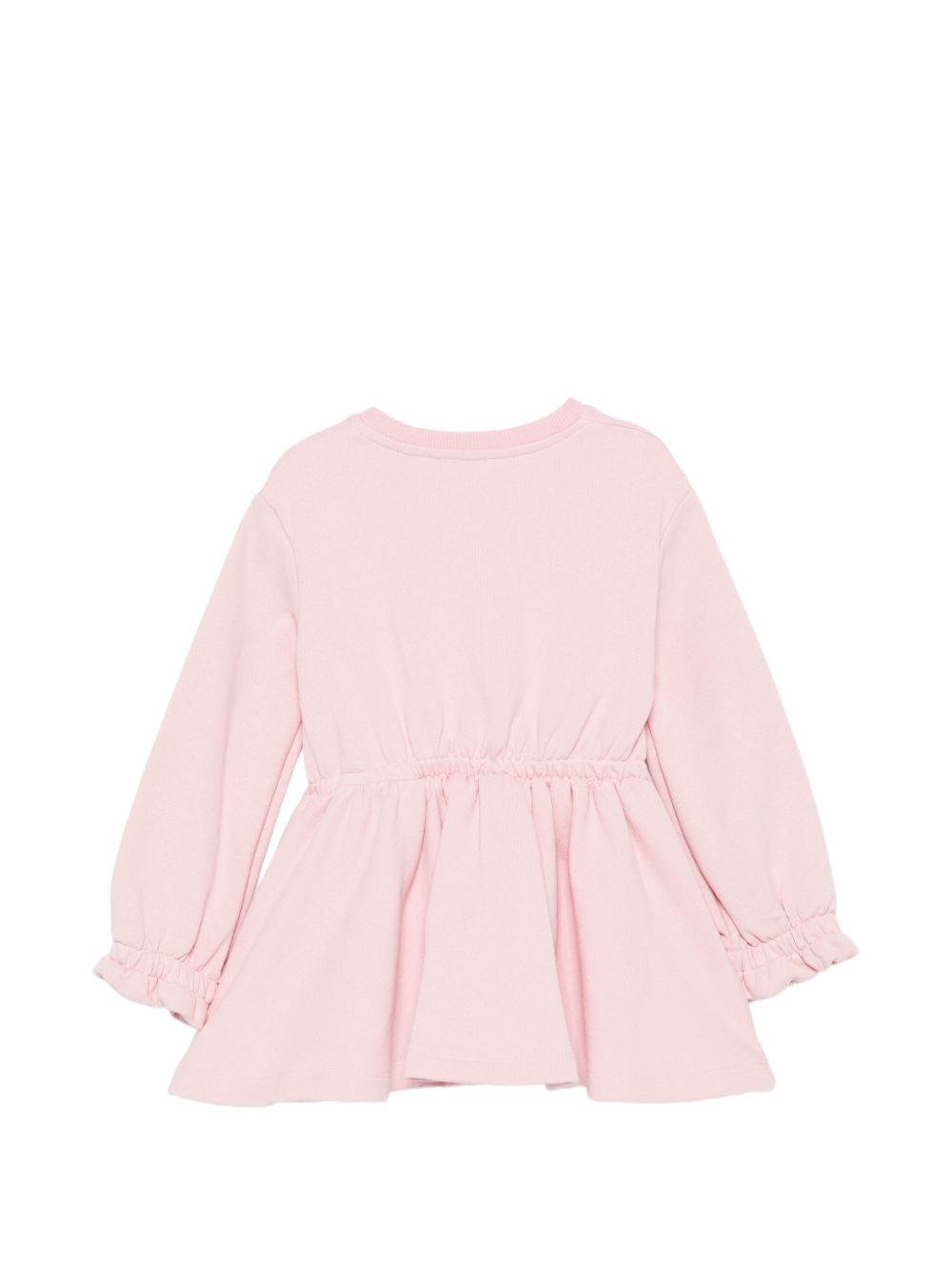 Abito con vita raccolta rosa EGAB247FF002 C070 ELISABETTA FRANCHI KIDS