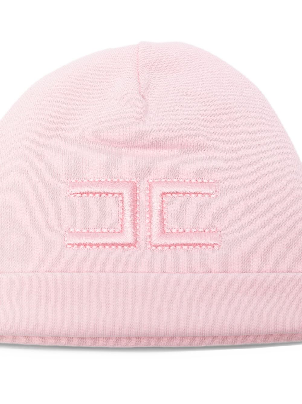 Berretto con monogramma rosa ENCP087FF002 C070 ELISABETTA FRANCHI KIDS