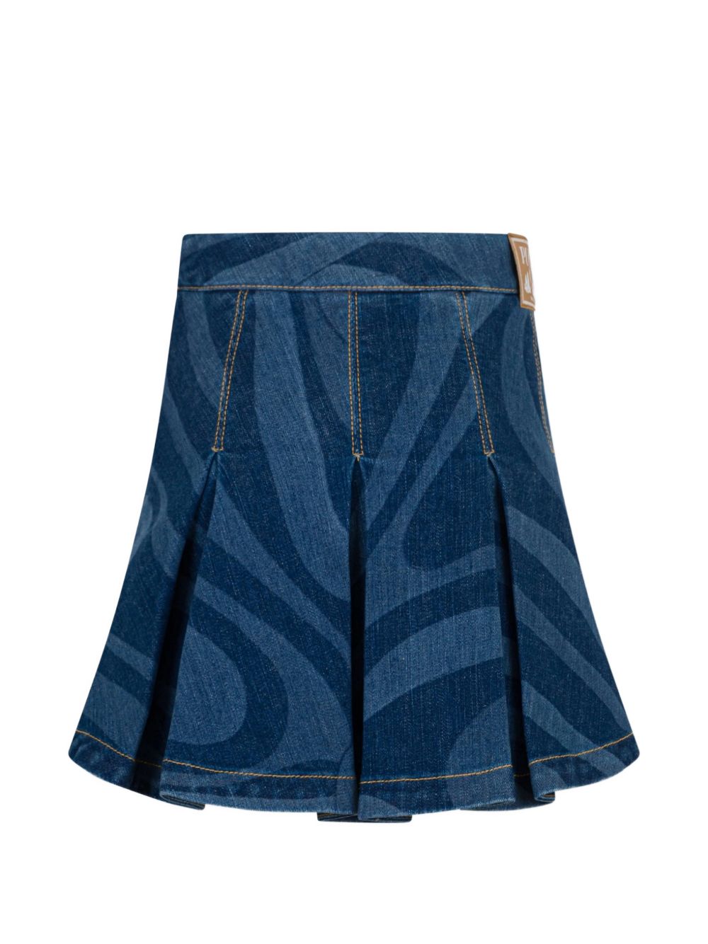 Gonna a motivi denim PZ7A61Z3664 620 EMILIO PUCCI KIDS