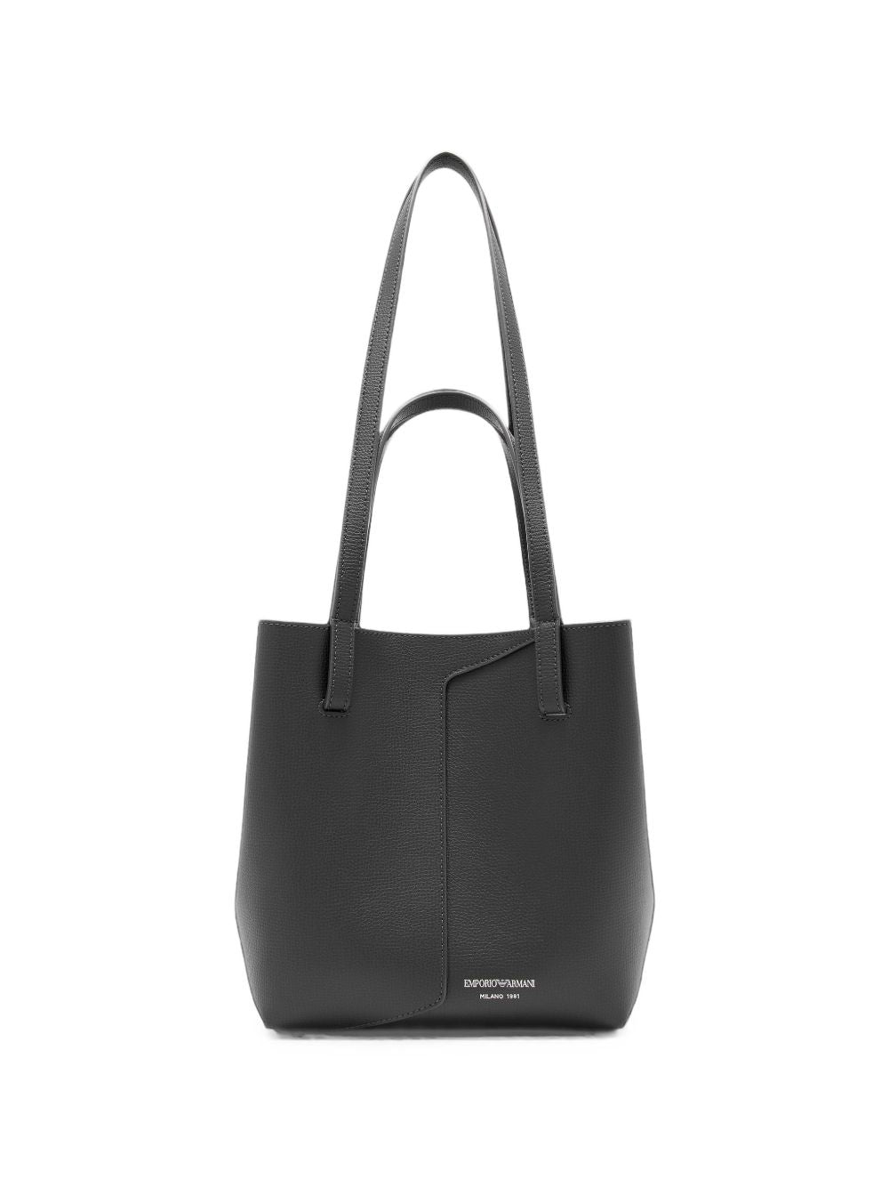 Borsa con doppio manico in pelle nera EW005753AF29459 UC001 EMPORIO ARMANI