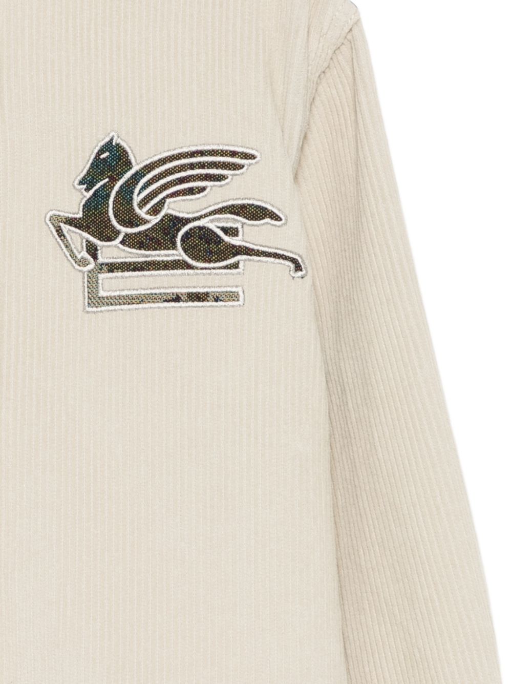 Camicia con logo beige GZ5H30Z4073 108 ETRO KIDS