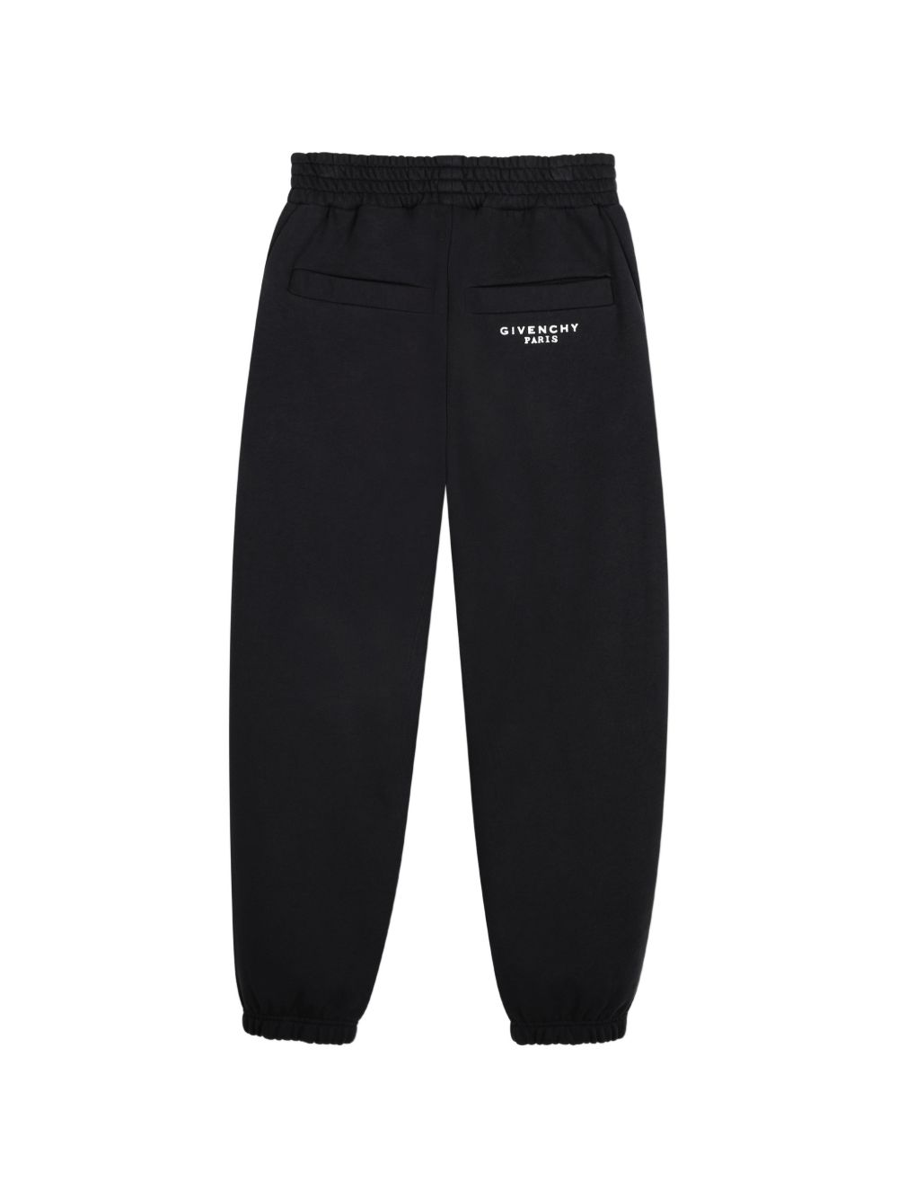 Pantaloni in fleece, cotton from organic farming, legs con twisted seams. Givenchy logo printed at retro tasca. H31284 09B GIVENCHY KIDS