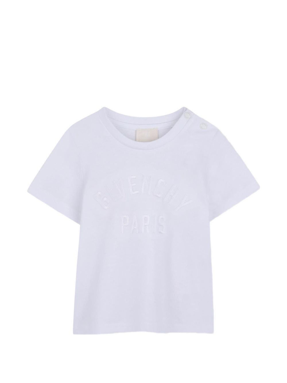 T-shirt in jersey, cotton from organic farming, givenchy logo ricamo at davanti. H31286 10P GIVENCHY KIDS