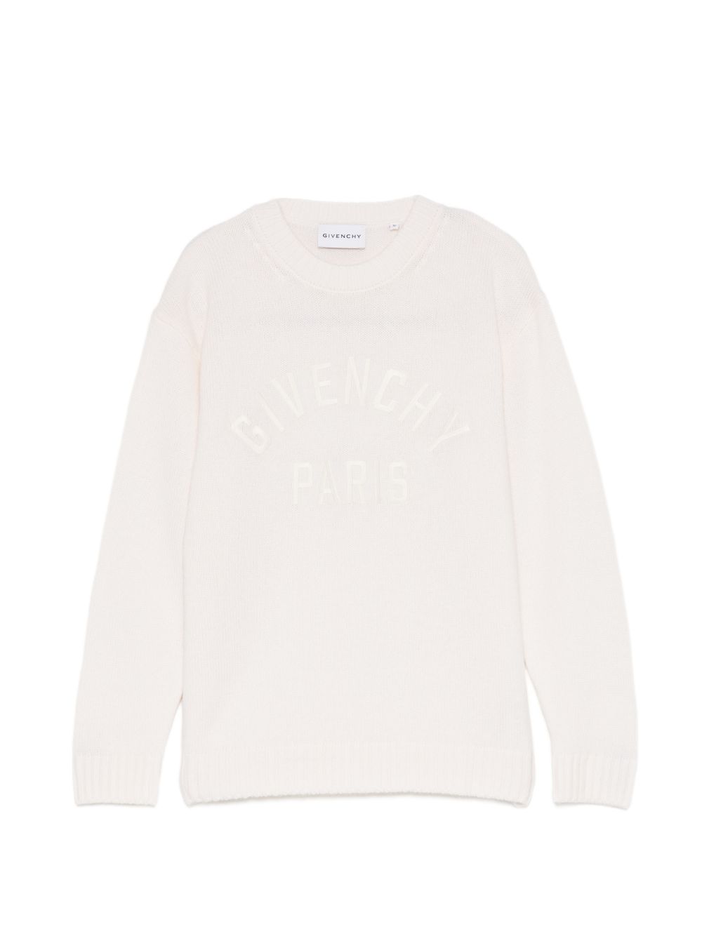 In maglia felpa in 80% wool e 20% cashmere. Tone on tone e relief givenchy logo ricamo at davanti. H31487 117 GIVENCHY KIDS