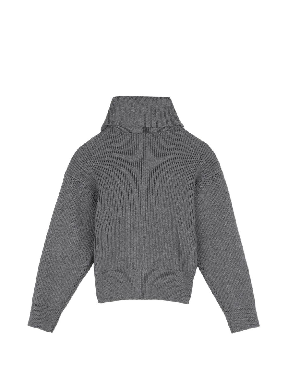 Cardigan in maglia, costina knitting high gauge, 95% cotton e 5% cashmere. Fantasia oversize high collar. Oversize snaps middle davanti chiusura. Color contrasted givenchy logo ricamo at chest. H31549 A47 GIVENCHY KIDS