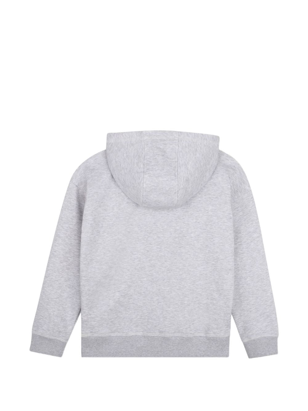 Con cappuccio sweatshirt in brushed cotton polyester fleece, spaced logo stampa in relief sul chest, elastico hem e polsini, kangaroo tasca sul davanti, flatlock finishes sul seams. Vestibilità morbida. Con pantaloni g01207 G01230 A32 HUGO KIDS