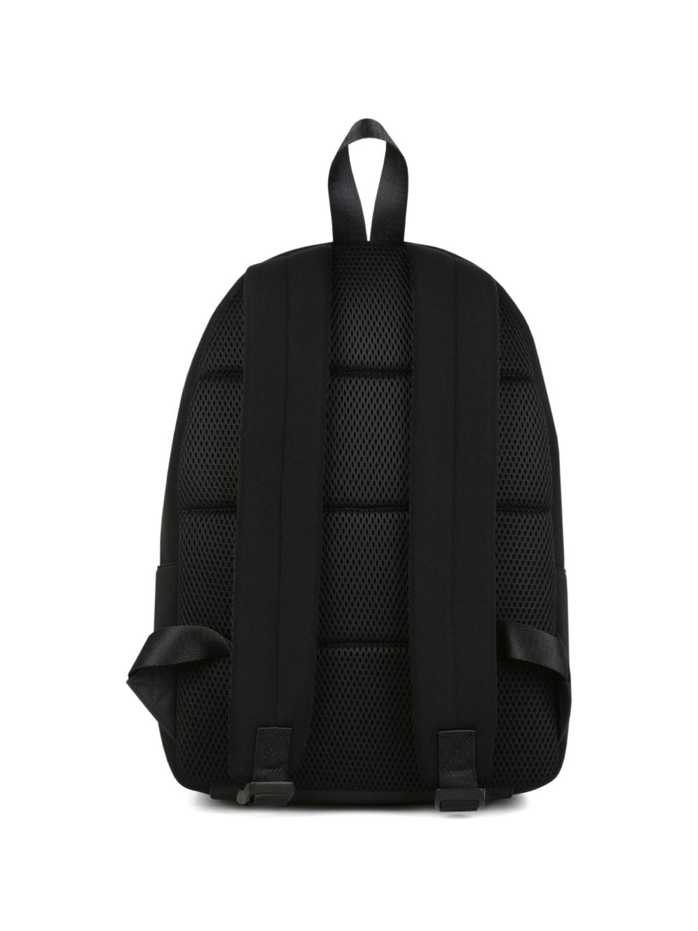 Backpack in jersey fabric. Karl stampa con silicone effect. Padded retro e spalla straps con mesh, for better comfort. Branded zips chiusura. Branded fodera. Dimensions : 38x27x15cms. (compo: polyester) Z31445 09B KARL LAGERFELD KIDS