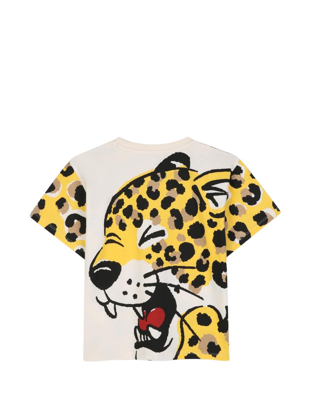 Maniche corte t-shirt (100% organic cotton), all-over stampa, branded logo on chest. K61961 563 KENZO KIDS