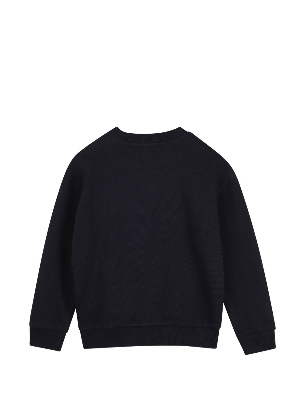 Sweatshirt in unbrushed fleece (100% cotton), branded ricamo on davanti. K62029 845 KENZO KIDS