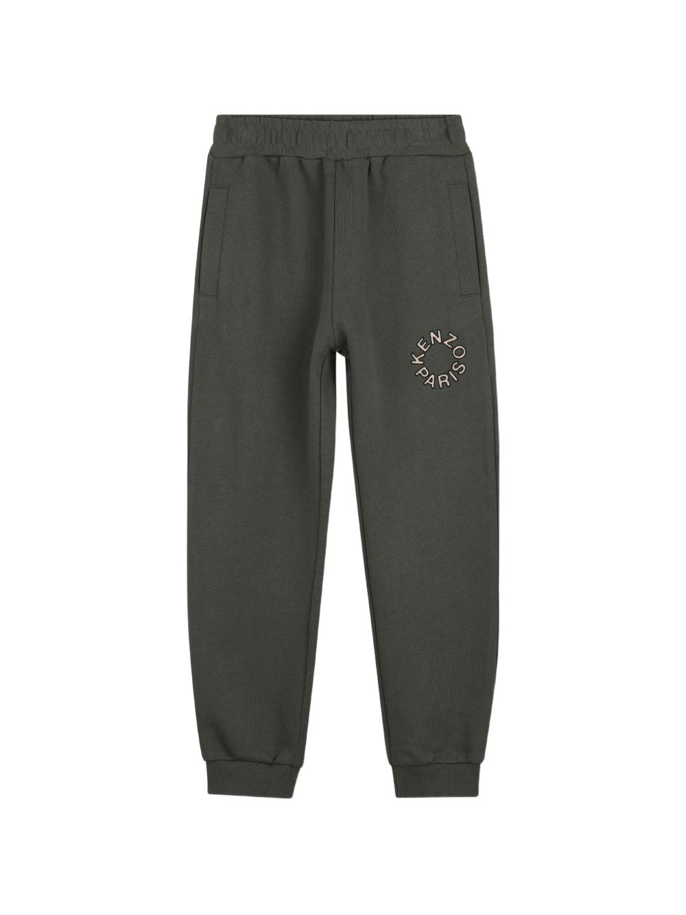 Sweat + pantaloni set in unbrushed fleece (100% cotton). Sweatshirt, branded ricamo on davanti. Jogging pantaloni con vita elastica, two side tasche, branded ricamo on davanti. K62039 64Q KENZO KIDS