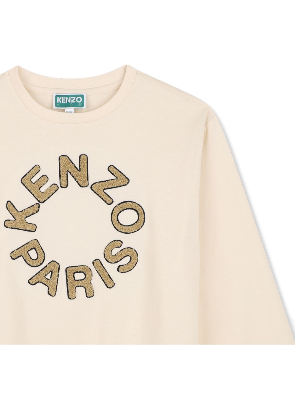 T-shirt in jersey (100% organic cotton), branded ricamo on davanti. K62054 21G KENZO KIDS