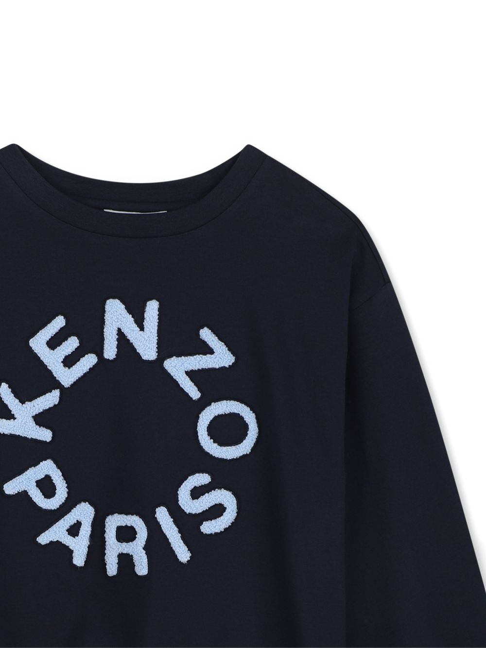 T-shirt in jersey (100% organic cotton), branded ricamo on davanti. K62054 845 KENZO KIDS