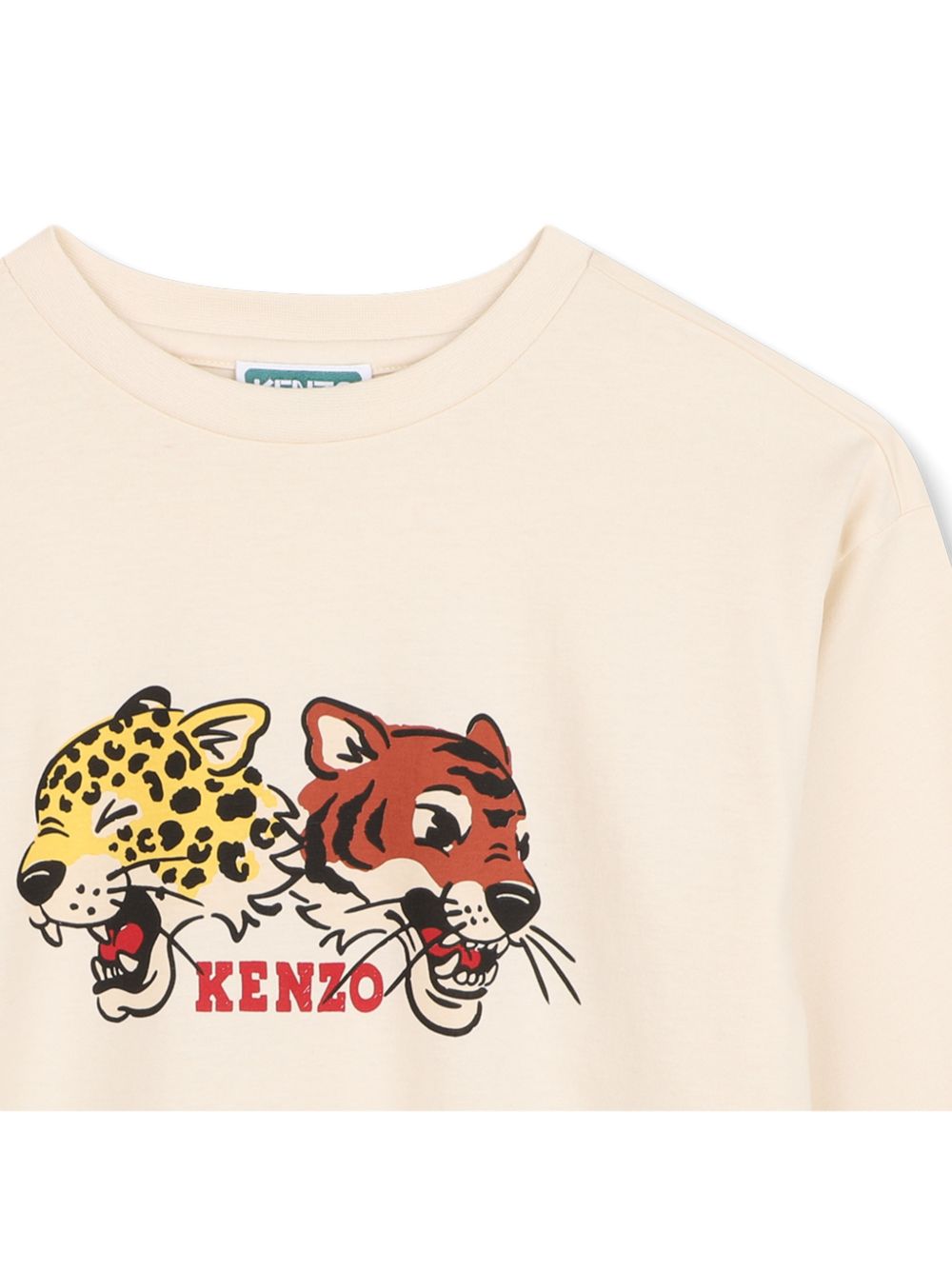 Maniche lunghe t-shirt (100% organic cotton), branded stampa sul davanti. K62169 21G KENZO KIDS