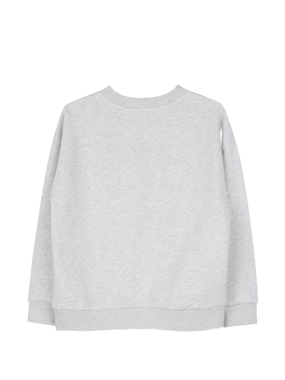 Cotton fleece sweatshirt con a boucle ricamo daisy sul davanti e a marc jacobs illustrazione in cornely ricamo. W61009 A18 MARC JACOBS KIDS