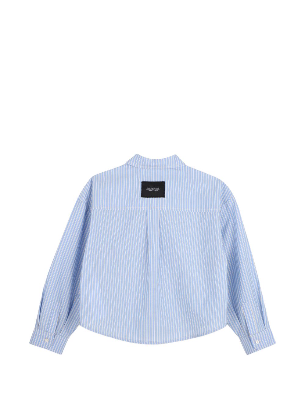 Fine-a righe shirt con davanti button chiusura featuring small marc jacobs buttons. Patch tasca sul chest, pearl ricamo in daisy shapes sul davanti, e woven marc jacobs label sul retro. W61017 794 MARC JACOBS KIDS