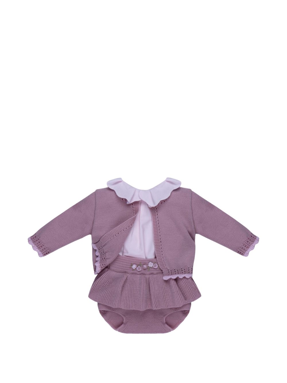 Set 3 p.zi con giacc.pantalone corto smacchinato IS2760MU C993 MARLU' KIDS