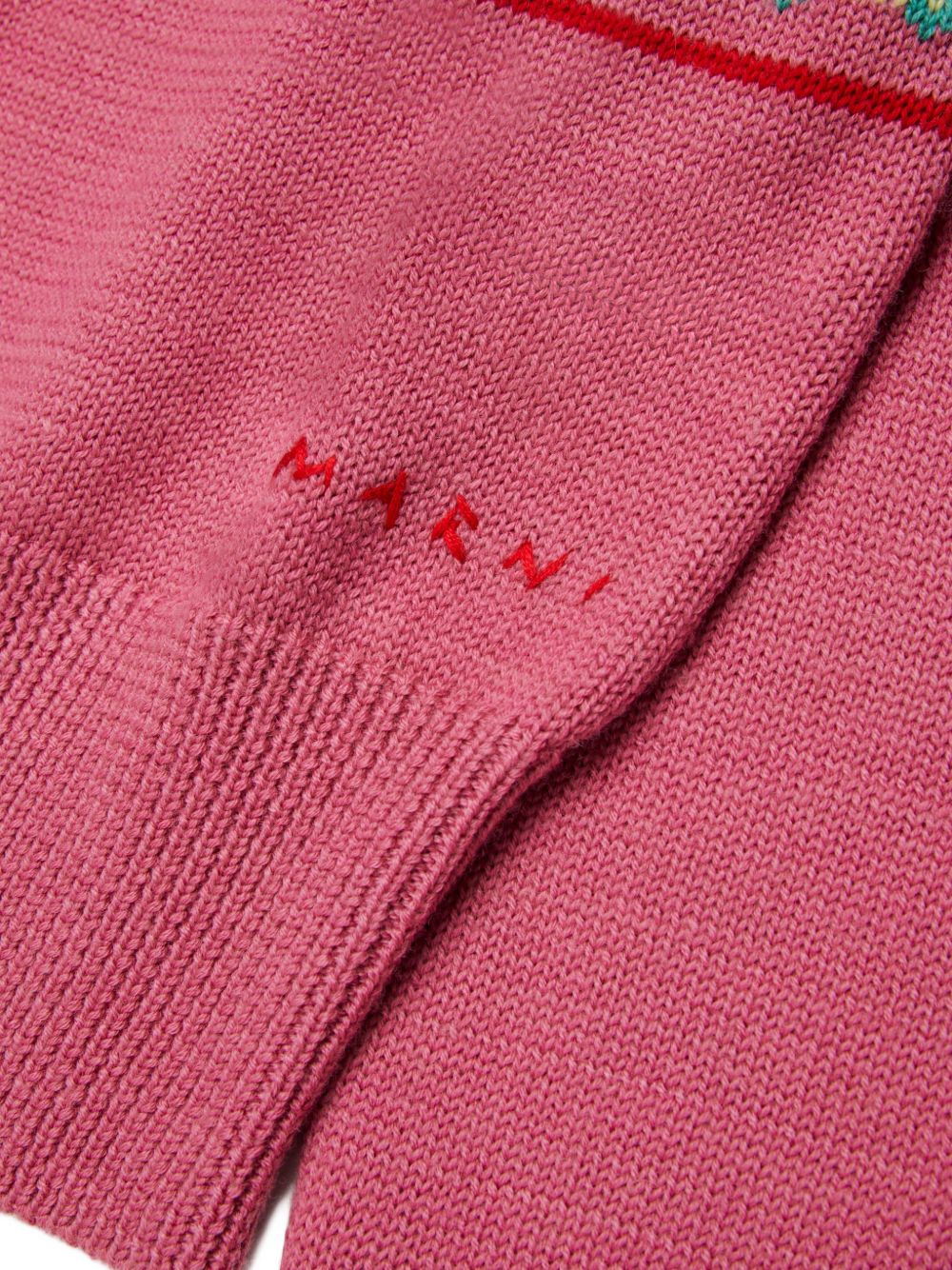 Maglione in Lana Sweet Pink M01870M00XQ 0M352 MARNI KIDS