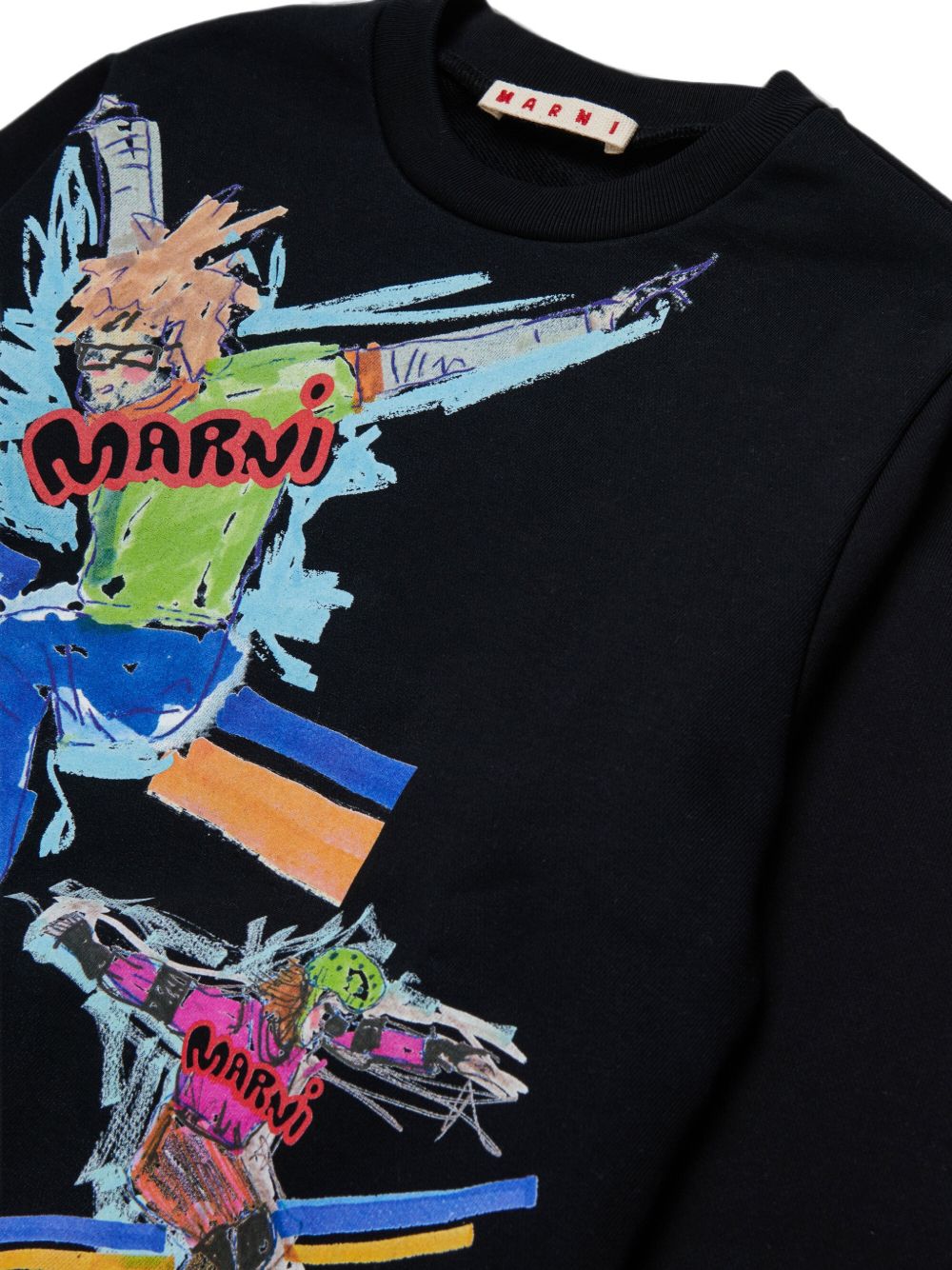 Felpa Nero M01884M00NF 0M900 MARNI KIDS