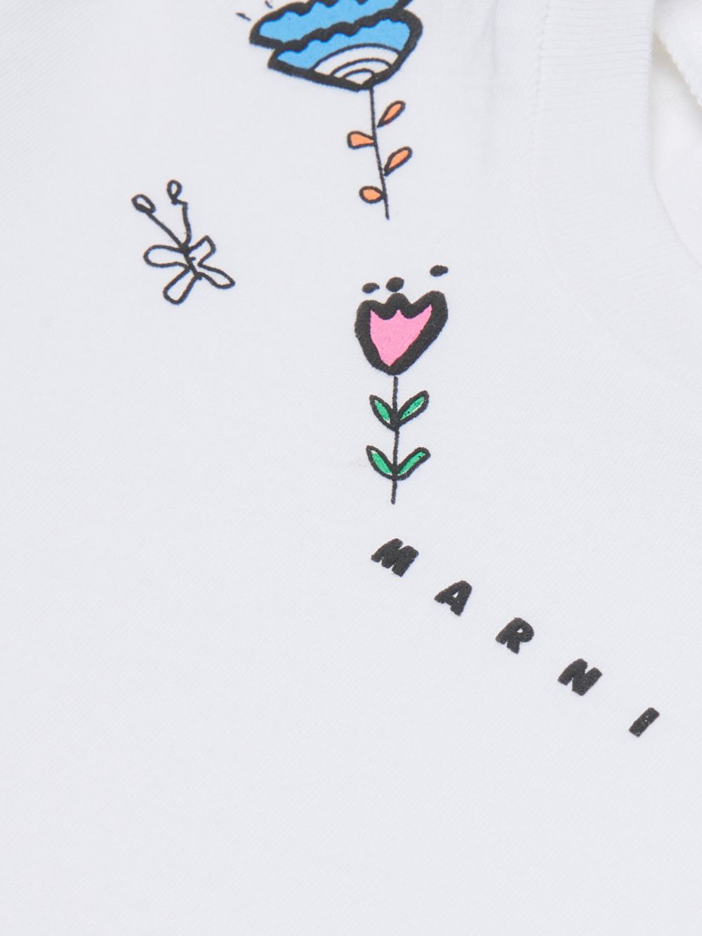 Maglia Bianco M01899M00SG 0M100 MARNI KIDS