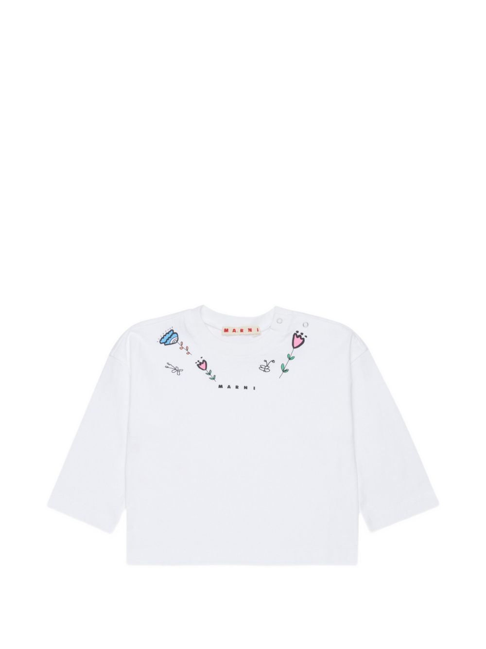 Maglia Bianco M01899M00SG 0M100 MARNI KIDS