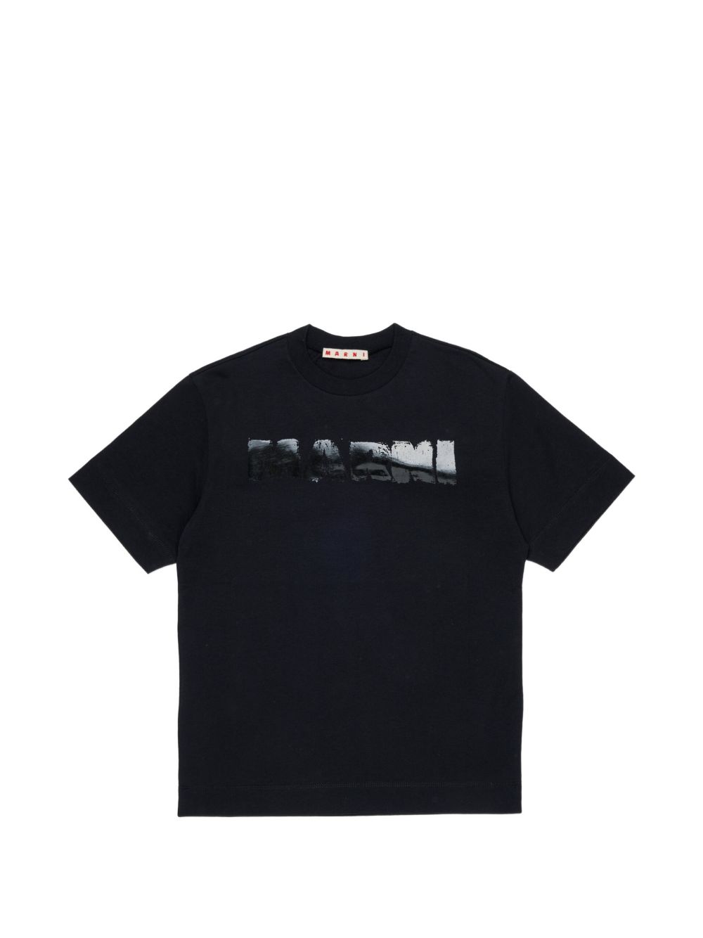 T-shirt Nero M01901M00Z1 0M900 MARNI KIDS
