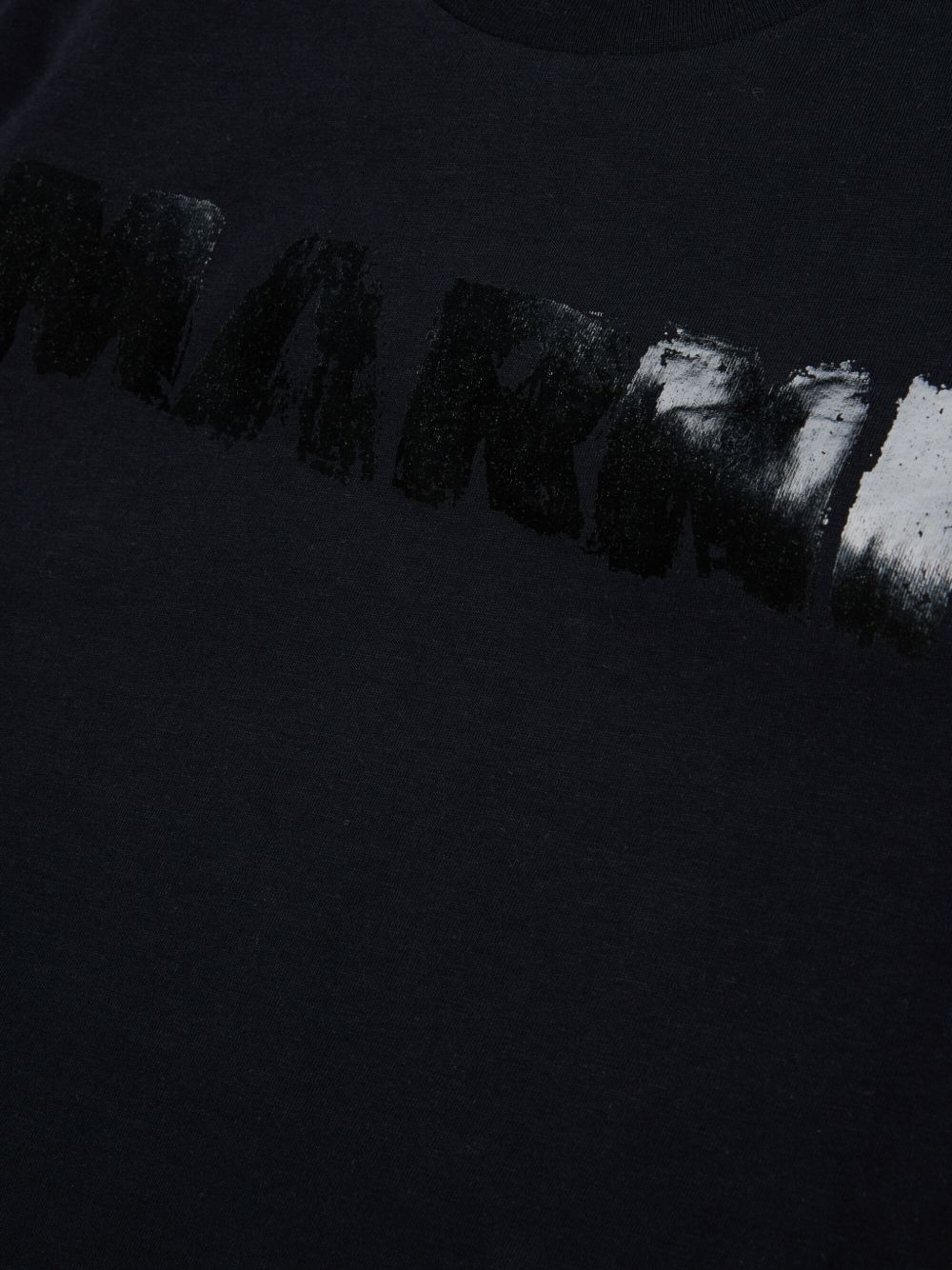 T-shirt Nero M01901M00Z1 0M900 MARNI KIDS