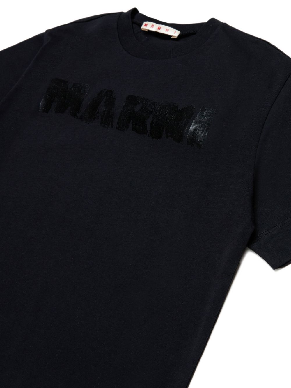 T-shirt Nero M01901M00Z1 0M900 MARNI KIDS