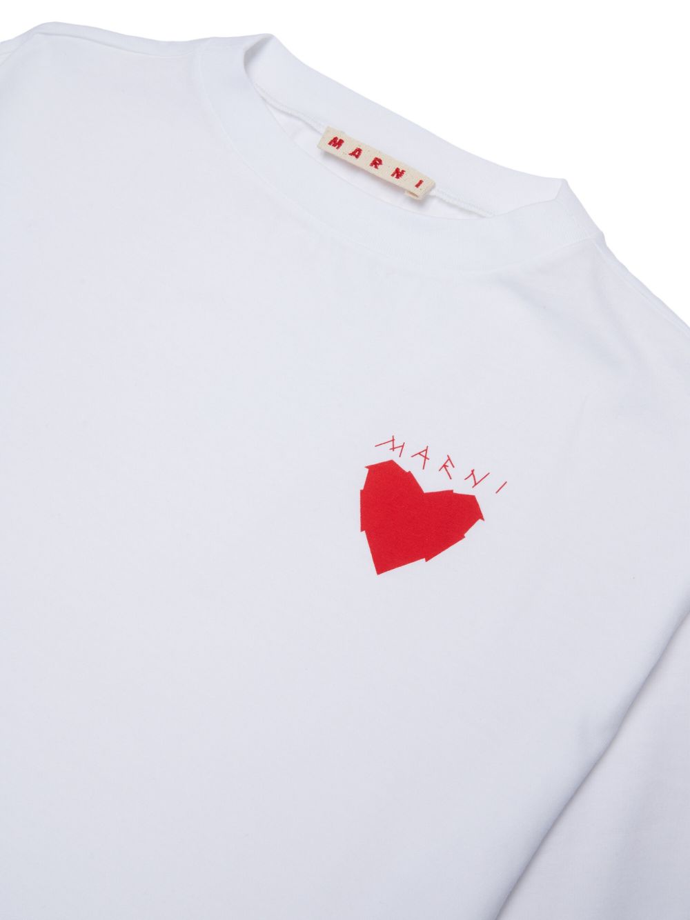 T-shirt Bianco M02014M00YP 0M100 MARNI KIDS