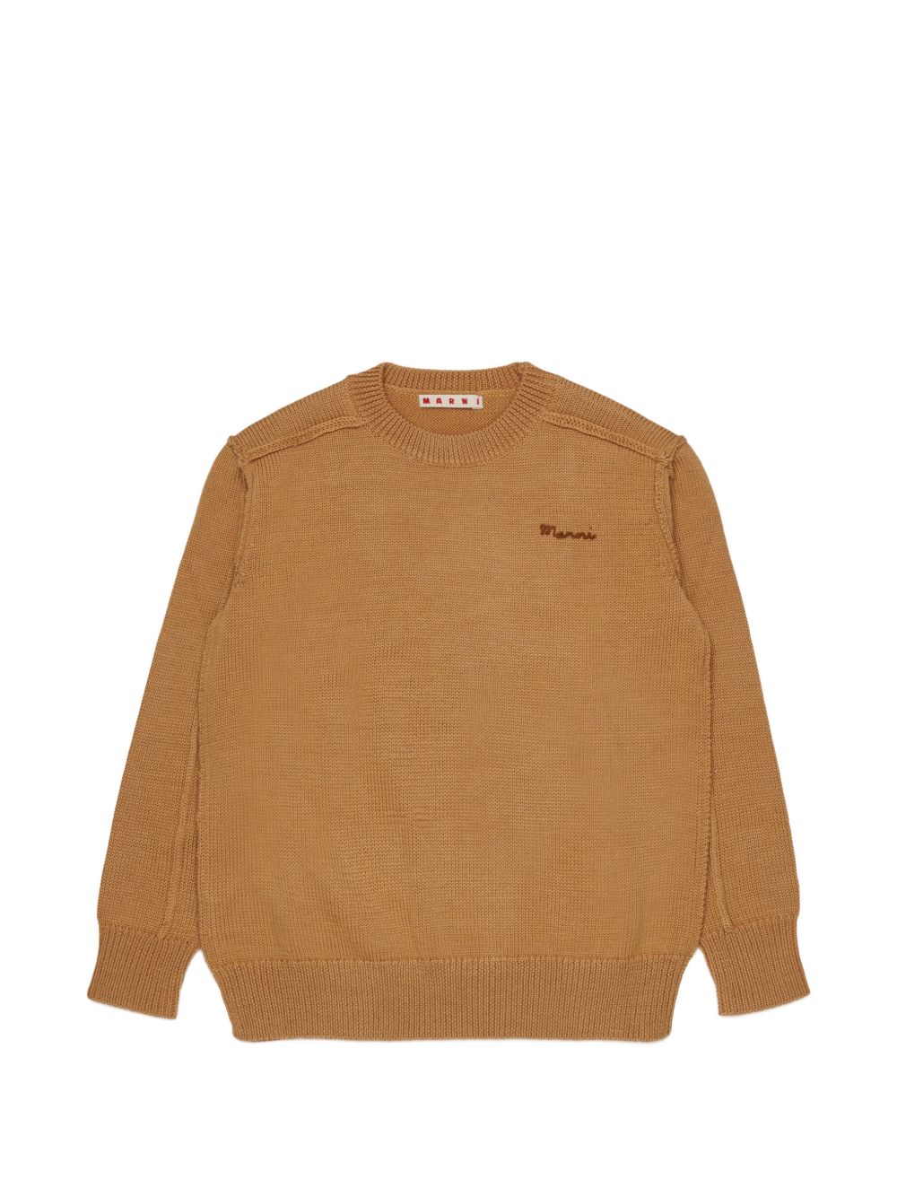 Maglione in Lana Light Camel M02021M00Y7 0M722 MARNI KIDS