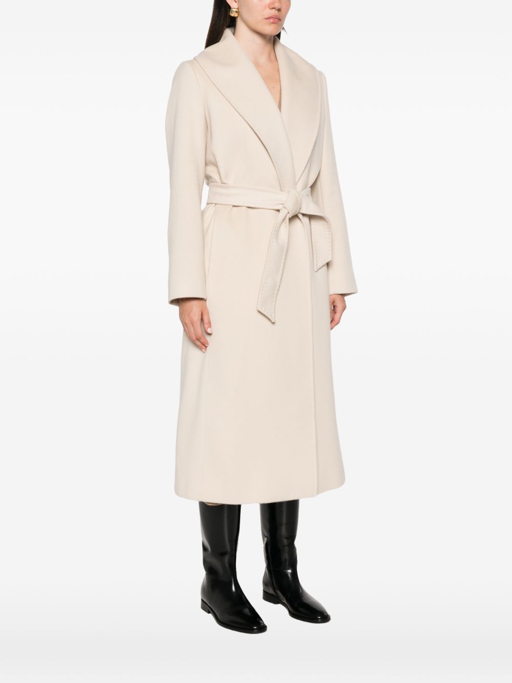 Cappotto in lana vergine Ecru 2626016202600 048 MAX MARA STUDIO