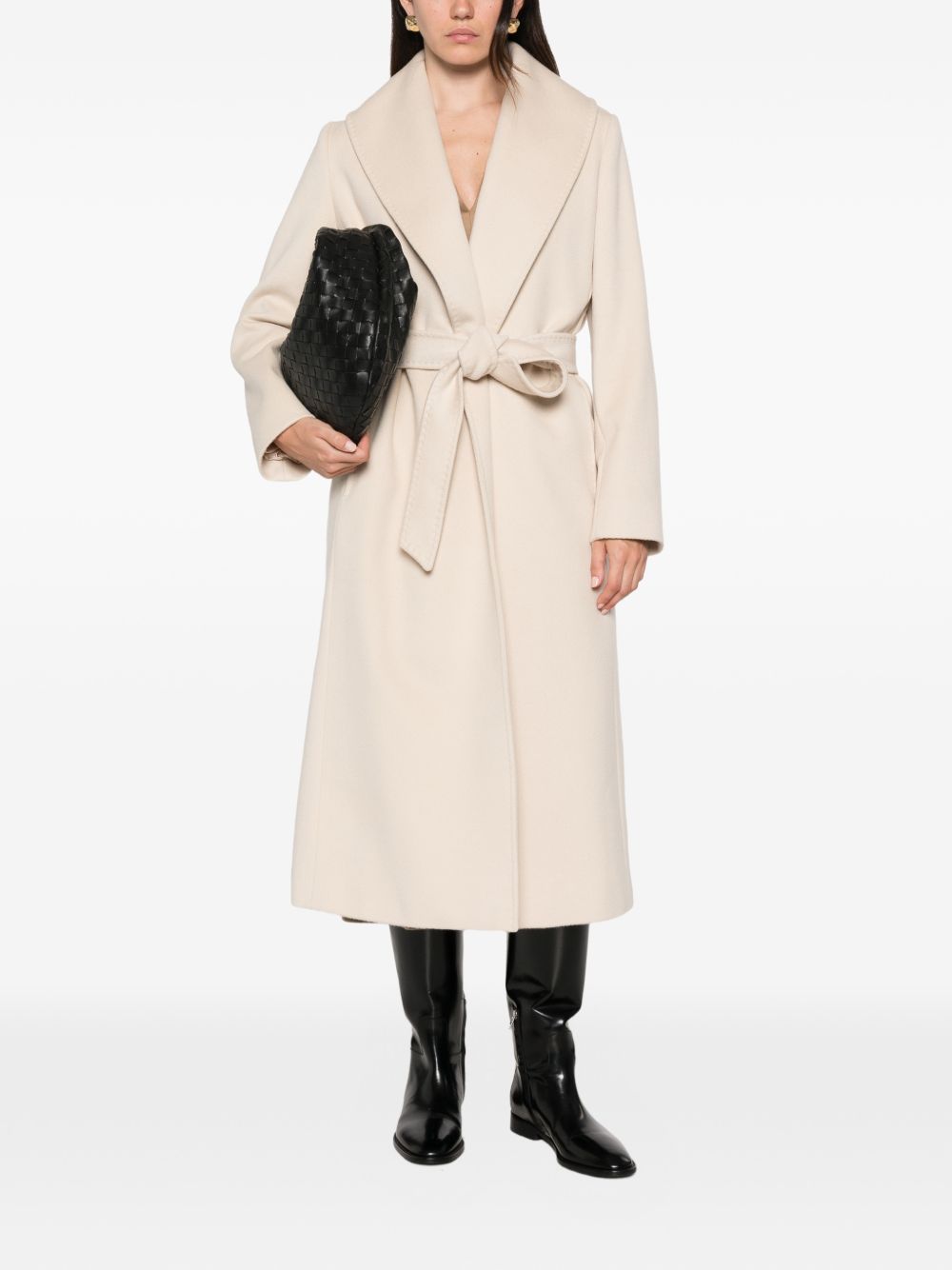 Cappotto in lana vergine Ecru 2626016202600 048 MAX MARA STUDIO