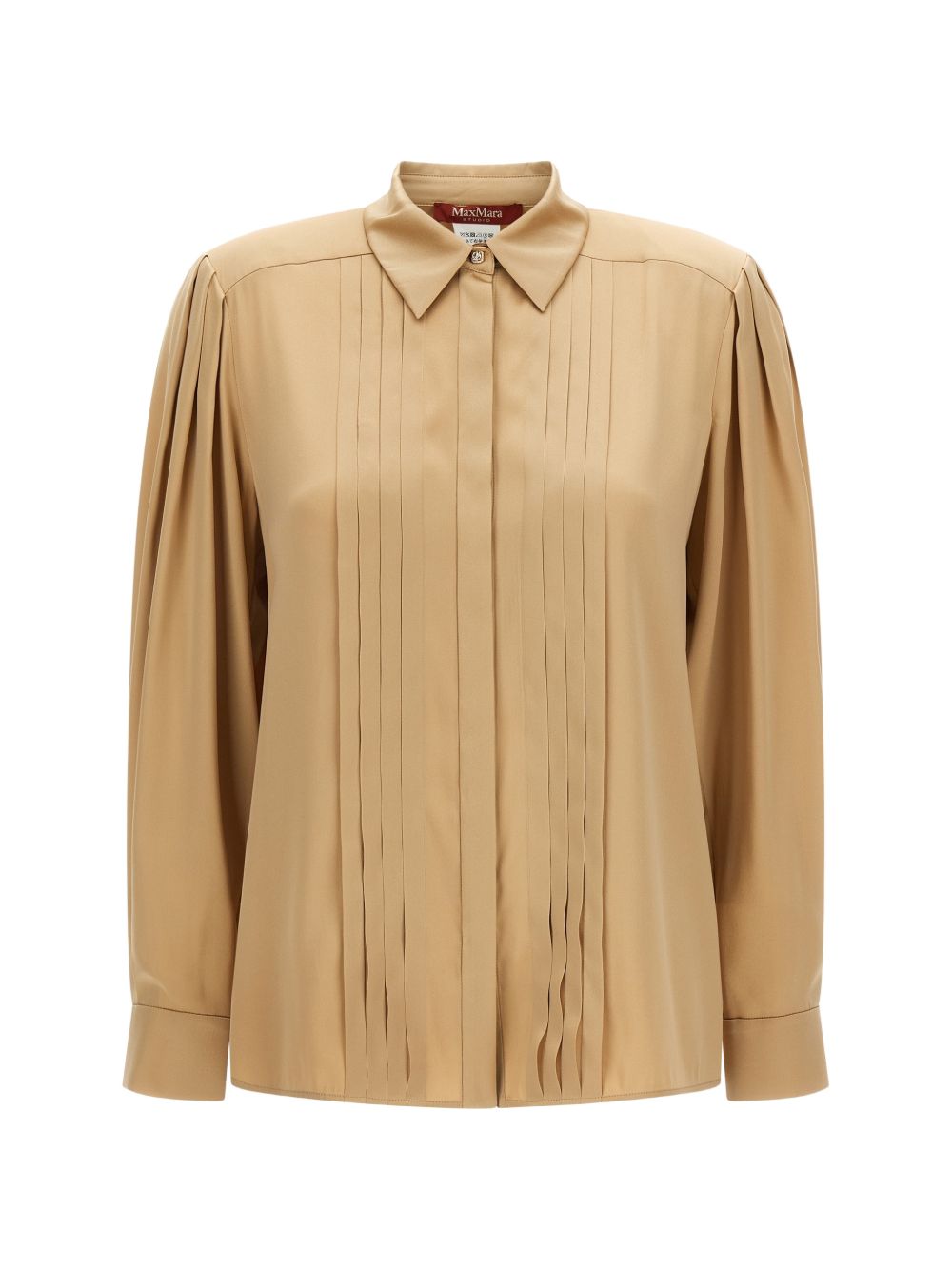 Camicia in seta Cammello 2626116012600 091 MAX MARA STUDIO