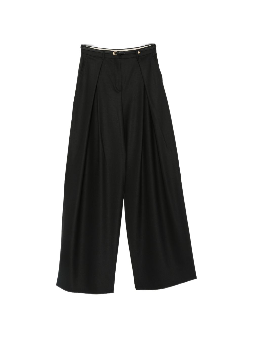 Pantalone lungo in lana vergine Nero 2626136052600 005 MAX MARA STUDIO