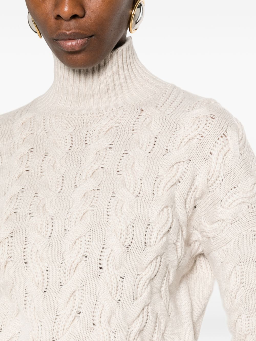 Maglia-canottiera-top in lana Beige 2626366042600 002 MAX MARA STUDIO