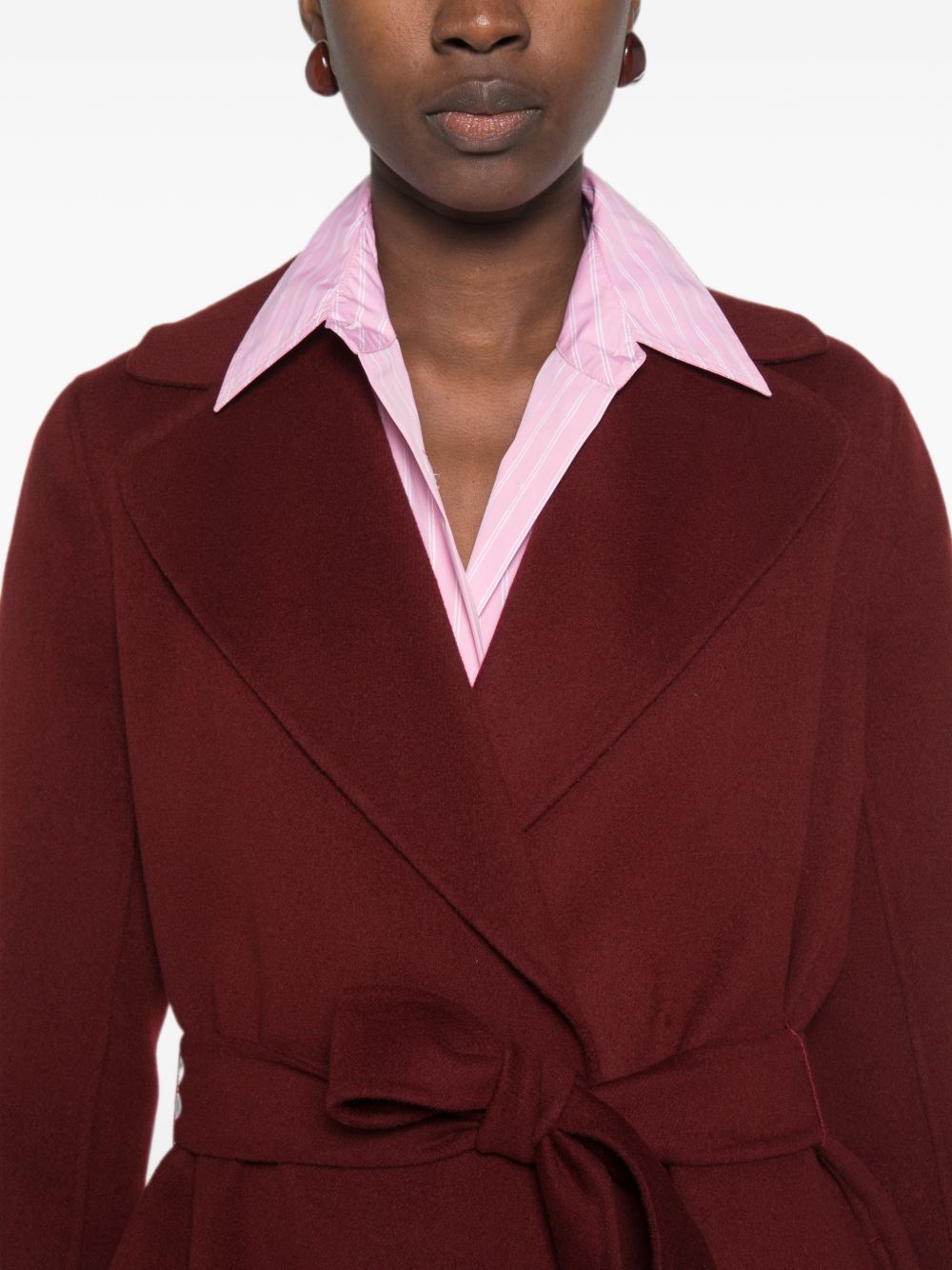 Cappotto in lana vergine Bordeaux 2629016073600 014 MAX MARA 'S