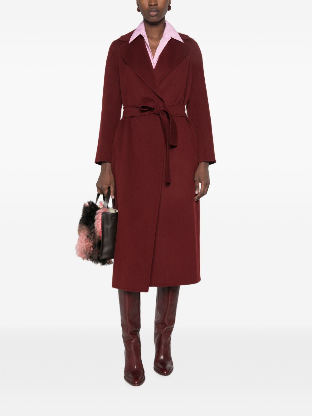 Cappotto in lana vergine Bordeaux 2629016073600 014 MAX MARA 'S