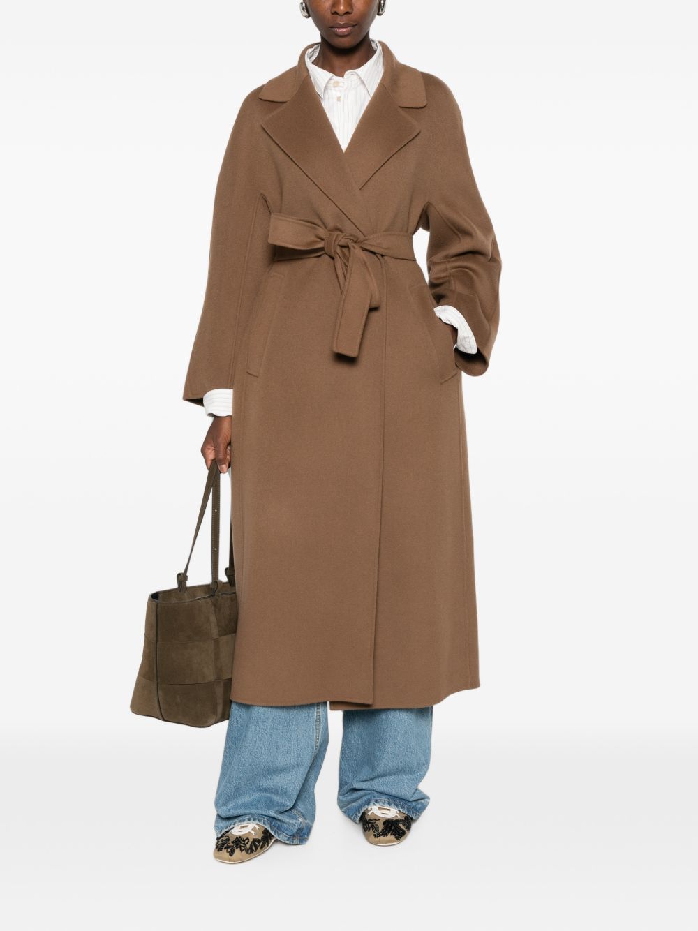 Cappotto in lana vergine Nocciola 2629016121600 041 MAX MARA 'S